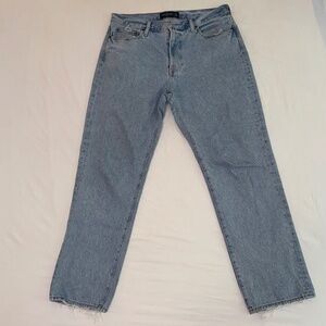 Abercrombie Loose Fit Light Wash Jeans